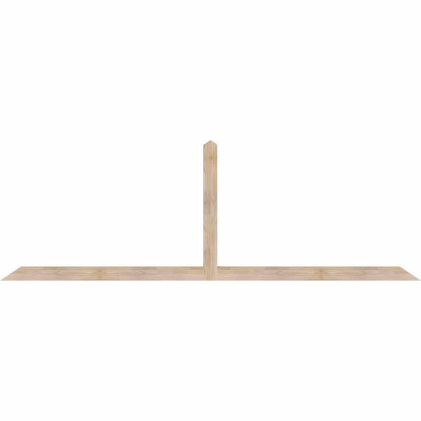 Ekena Millwork Portland Smooth Timber Gable Bracket, Douglas Fir, 108"W x 36"H x 3 1/2"D x 3 1/2"F, 8/12 Pitch GBW108X36X0404POR00SDF - main